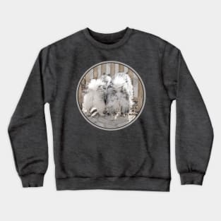 Keeshonds at the Gate Crewneck Sweatshirt